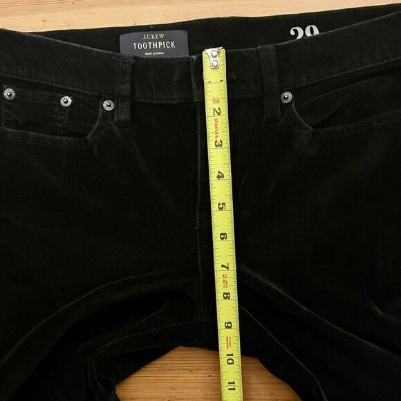 J. Crew velvet toothpick cotton jeans. Size 29, ankle. - Picture 7 of 10